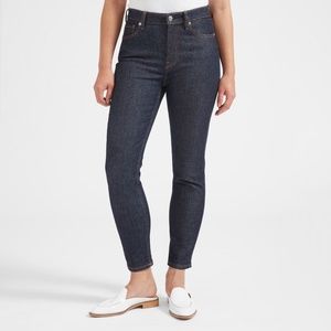 Everlane High-Rise Skinny Jean indigo blue 27 ankle